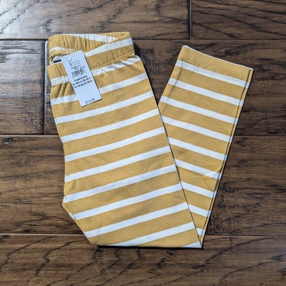 New Gap toddler organic cotton striped leggings size 3 years - Picture 3 of 10